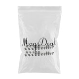 Maxbell 24Pcs/Set False Nails Tips Full Cover Fake Nail w/Waterproof Glue Sticker 02