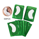 Maxbell Maxbell 50 Pcs Non Woven Eyelash Extension Under Eye Pads Lint Free Patches  Green