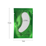 Maxbell Maxbell 50 Pcs Non Woven Eyelash Extension Under Eye Pads Lint Free Patches  Green