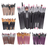 Maxbell Maxbell 20pcs/Set Professhional Makeup Brushes Foundation Powder Brush Black Golden