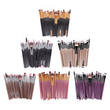 Maxbell Maxbell 20pcs/Set Professhional Makeup Brushes Foundation Powder Brush Black Golden