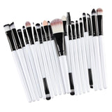 Maxbell 5x20 Pcs/Set Professional Make up Brush Set Beauty Cosmetic Tool White Black