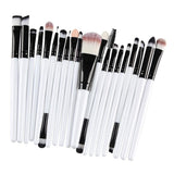 Maxbell 5x20 Pcs/Set Professional Make up Brush Set Beauty Cosmetic Tool White Black