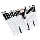 Maxbell 5x20 Pcs/Set Professional Make up Brush Set Beauty Cosmetic Tool White Black