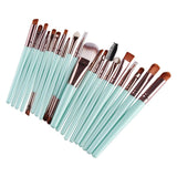 Maxbell Maxbell 20 Pcs/Set Professional Make up Brush Set Beauty Cosmetic Tool Green Coffee