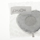 Maxbell Maxbell Heart Travel Foldable Mirror Makeup Cosmetic Magnifying Pocket Mirror Silver