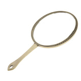 Maxbell Maxbell 7'' Oval Handheld Makeup Cosmetic Mirror Travel Compact Mirror Bronze