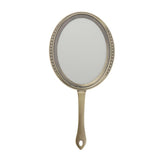 Maxbell Maxbell 7'' Oval Handheld Makeup Cosmetic Mirror Travel Compact Mirror Bronze