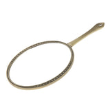 Maxbell Maxbell 7'' Oval Handheld Makeup Cosmetic Mirror Travel Compact Mirror Bronze