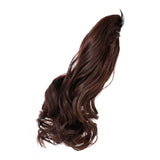 Maxbell Clip in Wavy Ponytail Hair Extensions Synthetic Curly Daily Hairpiece Brown