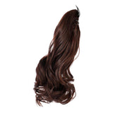 Maxbell Clip in Wavy Ponytail Hair Extensions Synthetic Curly Daily Hairpiece Brown