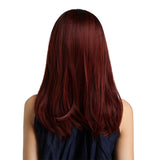 Maxbell 20" Fashion Women Long Straight Wigs with Bang for Cosplay Costume Party