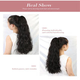 Maxbell Women Ponytail Extension Natural Looking Clip In Synthetic Cosplay Hairpiece