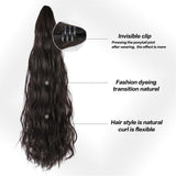 Maxbell Women Ponytail Extension Natural Looking Clip In Synthetic Cosplay Hairpiece