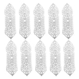 Maxbell Maxbell 10pcs Dreadlocks Beads Hollow-out Beard Pendants Antique Hair Metal Cuffs