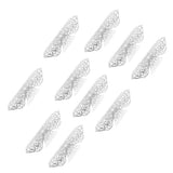 Maxbell Maxbell 10pcs Dreadlocks Beads Hollow-out Beard Pendants Antique Hair Metal Cuffs