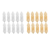 Maxbell 20pcs Dreadlocks Hair Tubes Beads DIY Braiding Clips Beard Pendants Charms