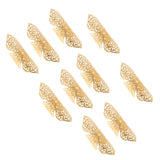 Maxbell 20pcs Dreadlocks Hair Tubes Beads DIY Braiding Clips Beard Pendants Charms