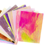 Maxbell Maxbell 16Sheets Nail Art Tips Sticker for Nails Decoration DIY Design Flame Model