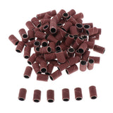 Maxbell Maxbell 100x Electric Nail Drill Sanding Bands Caps for Nail Bits Gel Polish Remover 180