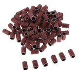 Maxbell Maxbell 100x Electric Nail Drill Sanding Bands Caps for Nail Bits Gel Polish Remover 180