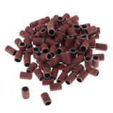 Maxbell Maxbell 100x Electric Nail Drill Sanding Bands Caps for Nail Bits Gel Polish Remover 180