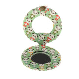 Maxbell Maxbell Cute Double Sided Travel Folding Pocket Compact Round Makeup Cosmetic Mirror Pattern 4