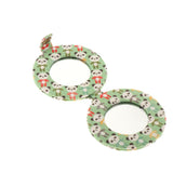 Maxbell Maxbell Cute Double Sided Travel Folding Pocket Compact Round Makeup Cosmetic Mirror Pattern 4