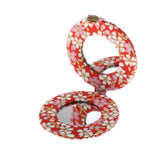 Maxbell Maxbell Cute Double Sided Travel Folding Pocket Compact Round Makeup Cosmetic Mirror Pattern 5