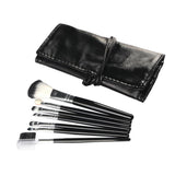 Maxbell Maxbell 7Pcs Professional Eye MakeupBrush Set W/Pouch For Eye Shader Eyeliner Black