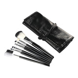 Maxbell Maxbell 7Pcs Professional Eye MakeupBrush Set W/Pouch For Eye Shader Eyeliner Black