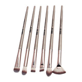 Maxbell Maxbell 6pcs Synthetic Eye Makeup Brushes Eyeshadow Eyebrow Blender Brush Champagne