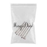 Maxbell Maxbell 6pcs Synthetic Eye Makeup Brushes Eyeshadow Eyebrow Blender Brush Champagne
