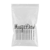 Maxbell Maxbell 12Pcs Eye Makeup Brush Set for Eyeshadow Eyebrow Eyeliner Black Silver