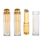 Maxbell Maxbell Fashion Chic 11.1mm Square Makeup Empty Lipstick DIY Tubes Lip Balm Bottles