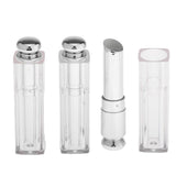 Maxbell Maxbell 3x Empty DIY Lipstick Lip Balm Tube 11.1mm Lip Balm Containers Bottle Silver