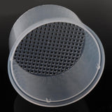 Maxbell Maxbell Plastic Nail Art Drill Bits Cleaning Storage Box Grinding Head Case Clear