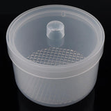 Maxbell Maxbell Plastic Nail Art Drill Bits Cleaning Storage Box Grinding Head Case Clear