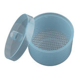 Maxbell Maxbell Plastic Nail Art Drill Bits Cleaning Storage Box Grinding Head Case Blue