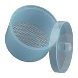 Maxbell Maxbell Plastic Nail Art Drill Bits Cleaning Storage Box Grinding Head Case Blue