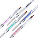 Maxbell Maxbell Poly Gel Nail Brush Dual-Ended Poly Acrylic UV Gel Extension Builder Pen Pink