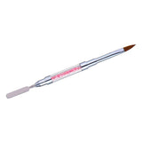Maxbell Maxbell Poly Gel Nail Brush Dual-Ended Poly Acrylic UV Gel Extension Builder Pen Pink