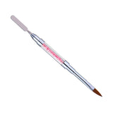 Maxbell Maxbell Poly Gel Nail Brush Dual-Ended Poly Acrylic UV Gel Extension Builder Pen Pink