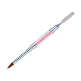 Maxbell Maxbell Poly Gel Nail Brush Dual-Ended Poly Acrylic UV Gel Extension Builder Pen Pink