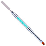 Maxbell Maxbell Poly Gel Nail Brush Dual-Ended Poly Acrylic UV Gel Extension Builder Blue