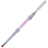 Maxbell Maxbell Poly Gel Nail Brush Dual-Ended Poly Acrylic UV Gel Extension Builder Purple
