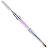 Maxbell Maxbell Poly Gel Nail Brush Dual-Ended Poly Acrylic UV Gel Extension Builder Purple