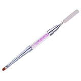 Maxbell Maxbell Poly Gel Nail Brush Dual-Ended Poly Acrylic UV Gel Extension Builder Purple