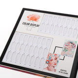 Maxbell Maxbell UV Gel Polish Card 60/80/120 Colors Nail Art Colors Display Board Chart 02