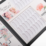 Maxbell Maxbell UV Gel Polish Card 60/80/120 Colors Nail Art Colors Display Board Chart 02